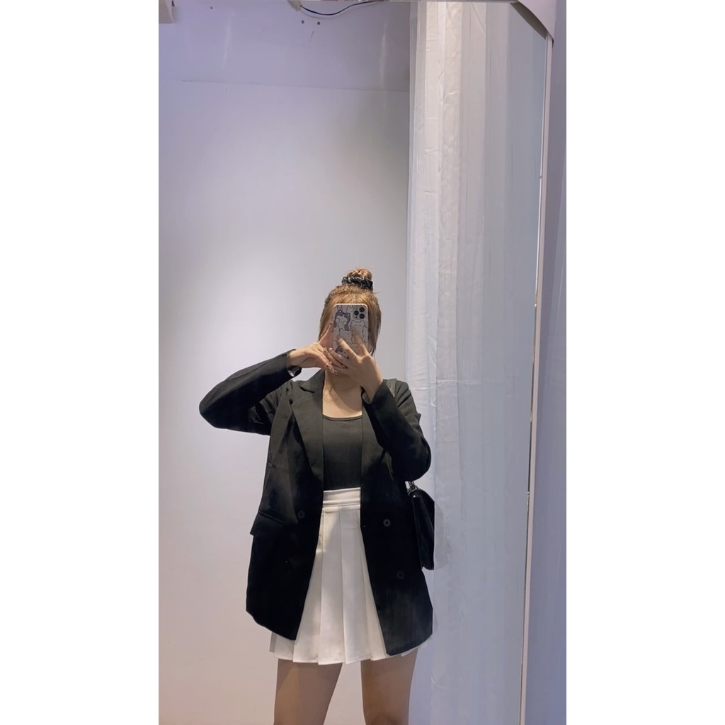ÁO BLAZER 2 LỚP TÚI NẮP STYLE HÀN QUÔC CỰC KÌ XINH | BigBuy360 - bigbuy360.vn