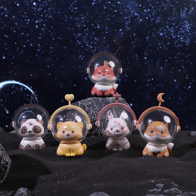 Mô Hình Phi Hành Gia Bằng Nhựa resin Thủ Công Dễ Thương Để Bàn Trang Trí