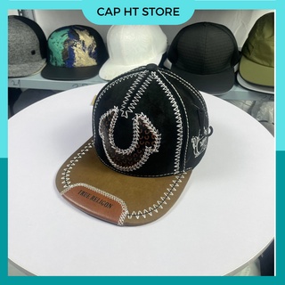 Mũ lưỡi trai, nón kết snapback ÔNG ĐỊA U U chất liệu da lộn cực chất