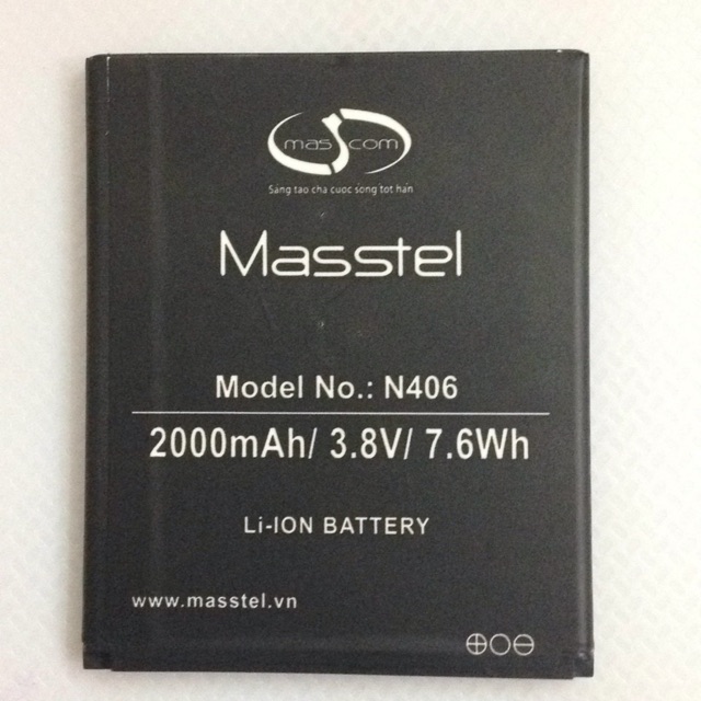 Pin masstel N406 chính hãng