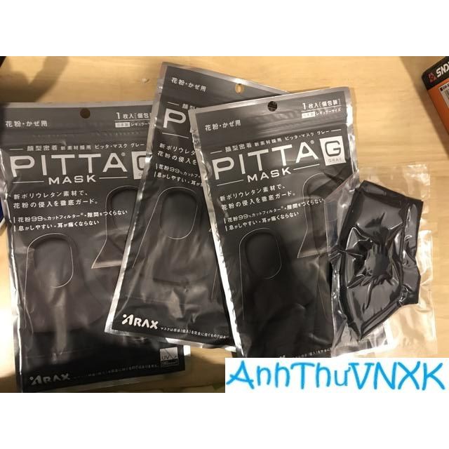 Khẩu Trang Pitta Mask Nhật Bản kháng khuẩn chống tia UV-bụi mịn