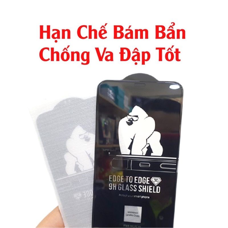 Kính cường lực iphone Full Màn KingKong Siêu Bền 15 pro max,15 pro,15plus,15 ,14 pro max/14 pro/14/11/12/13/pro/max