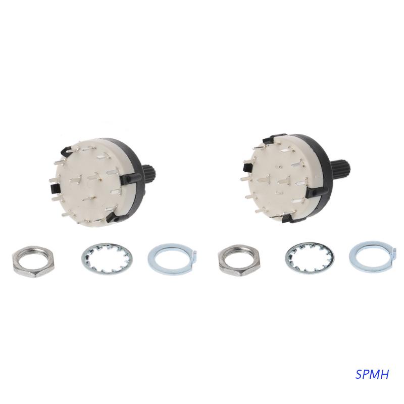 Công Tắc Xoay 4 Chiều Siêu 2 Cực 6 Chiều/3 Cực - 1st Chất Lượng Cao