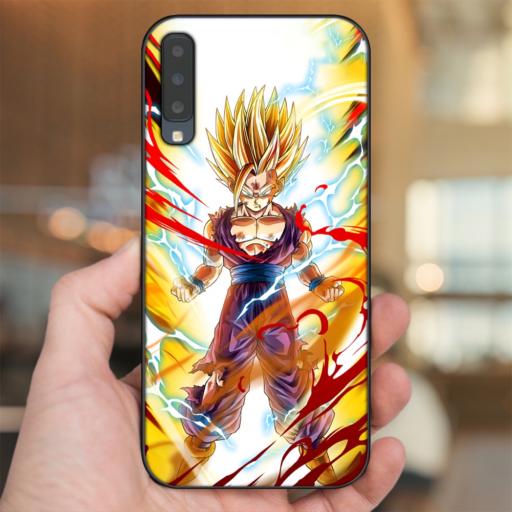 Ốp lưng Samsung A7 2018 viền đen in hình Gohan Dragon Ball