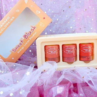 Ham Phấn má dạng bột Tanako Colorkiss Sweet Blush 50g nội địa Trung
