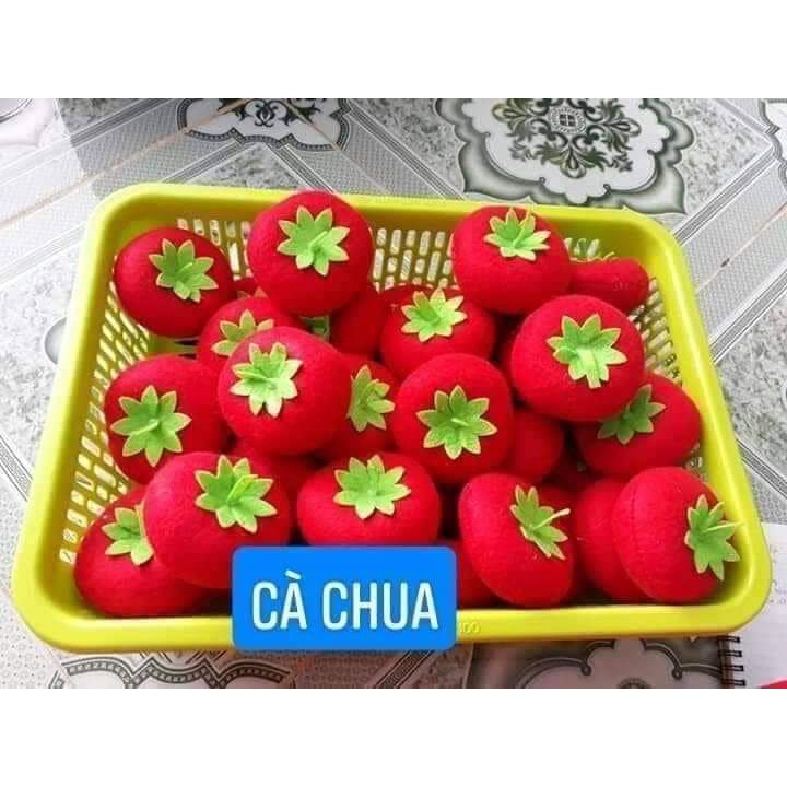 Đồ Chơi Thủ Công Rau Củ Chất Liệu Vải Nỉ Nhồi Bông - Đồ Dùng Học Tập Cho Bé Theo thông tư 02