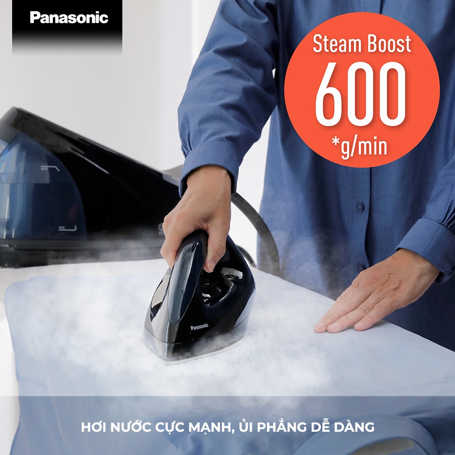 [Mã ELPANA4N giảm 10% đơn 500K]Bàn ủi hơi nước cao cấp Panasonic NI-GT200ARA – Ủi phẳng cực nhanh - Diệt khuẩn tối ưu –