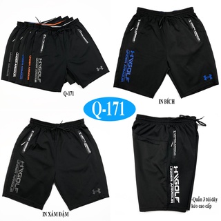 Quần đùi nam thun thể thao ngắn Q171 quần short nam đẹp lưng thun cao cấp có size lớn big size cho người mập big size