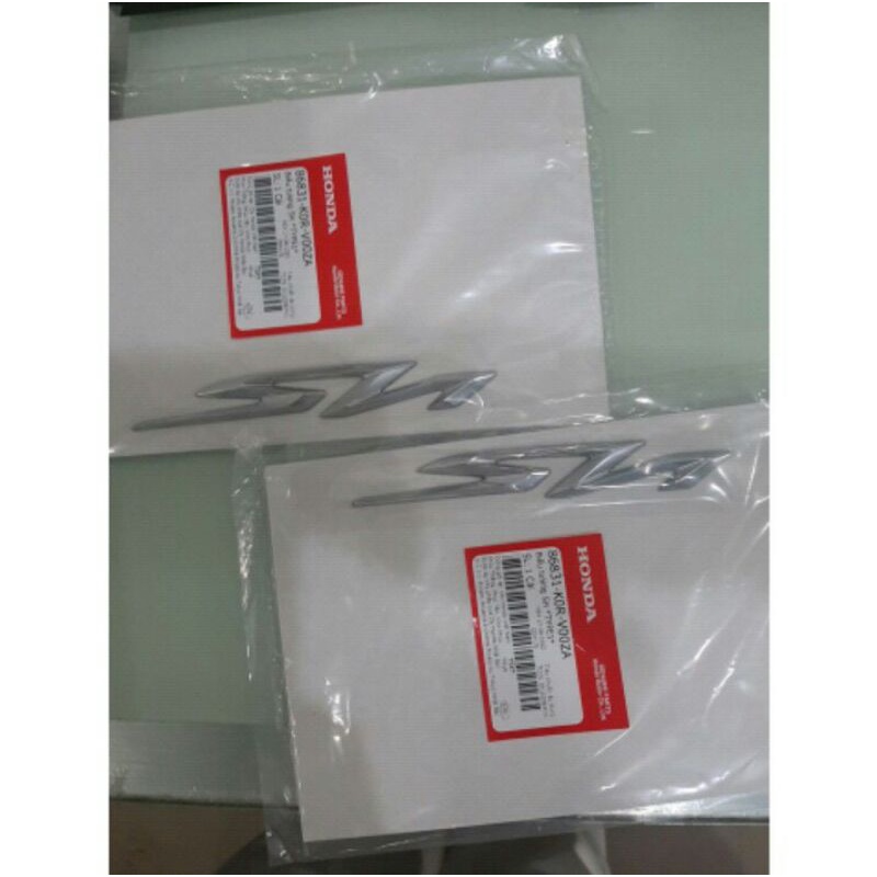 Tem chữ nổi logo sh đỏ sh2020-2022 chính hãng honda