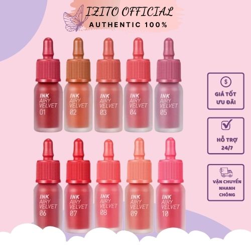 Son Peripera [Hot New-Hàng Auth] Son Peripera Ink Airy Velvet Lip Tint Mới