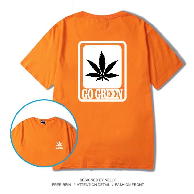 Áo Thun Tay Ngắn Cổ Tròn In Chữ Thời Trang Mùa Hè Dành Cho Nam Và Nữ Size M-8XL