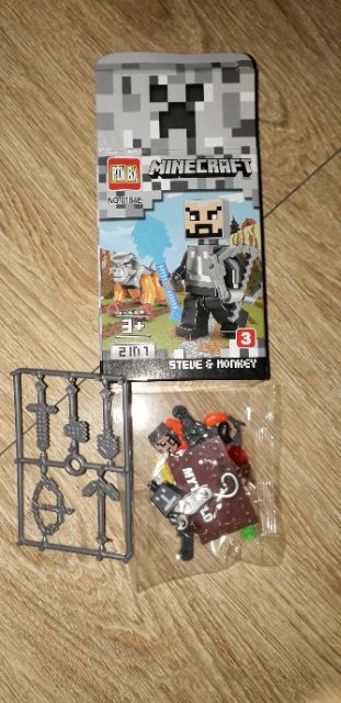 Lắp ráp 1 hộp LegoMineCraff My Word 2 trong 1 0184E