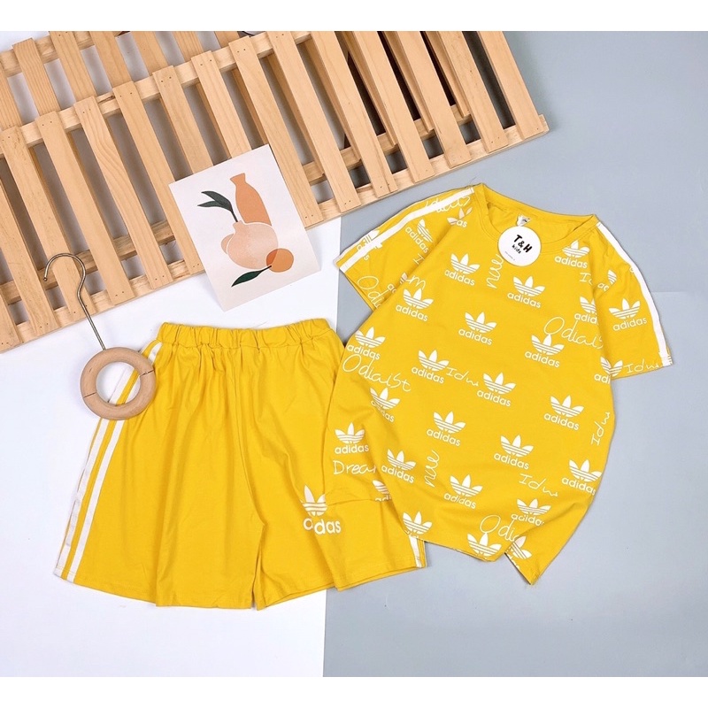 SIZE ĐẠI CỒ 18-38kg: Bộ A di dat chạy viền sọc khoẻ khoắn cho bé trai bé gái - BDDC