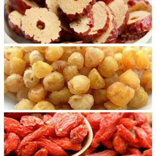 Combo 3 thứ: 0.2kg táo táo đỏ + 0.2kg kỷ tử + 0.1kg long nhãn
