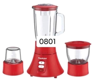 Máy xay sinh tố Nagakawa NAG0801 đỏ-Công năng Đa chức năng: Xay sinh tố, xay thịt, xay đồ khô