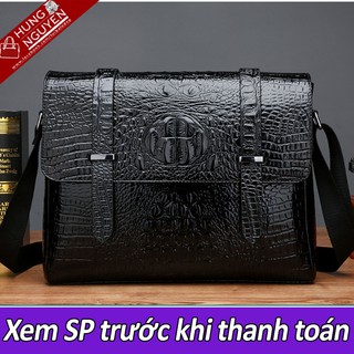 Túi chéo da cá sấu 2019