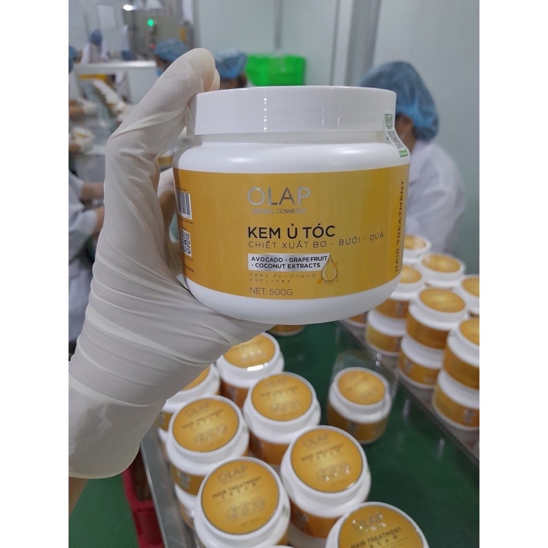 Hấp tóc phục hồi olap hủ 500gr giảm rụng tóc - kích mọc tóc - phục hồi tóc khô xơ