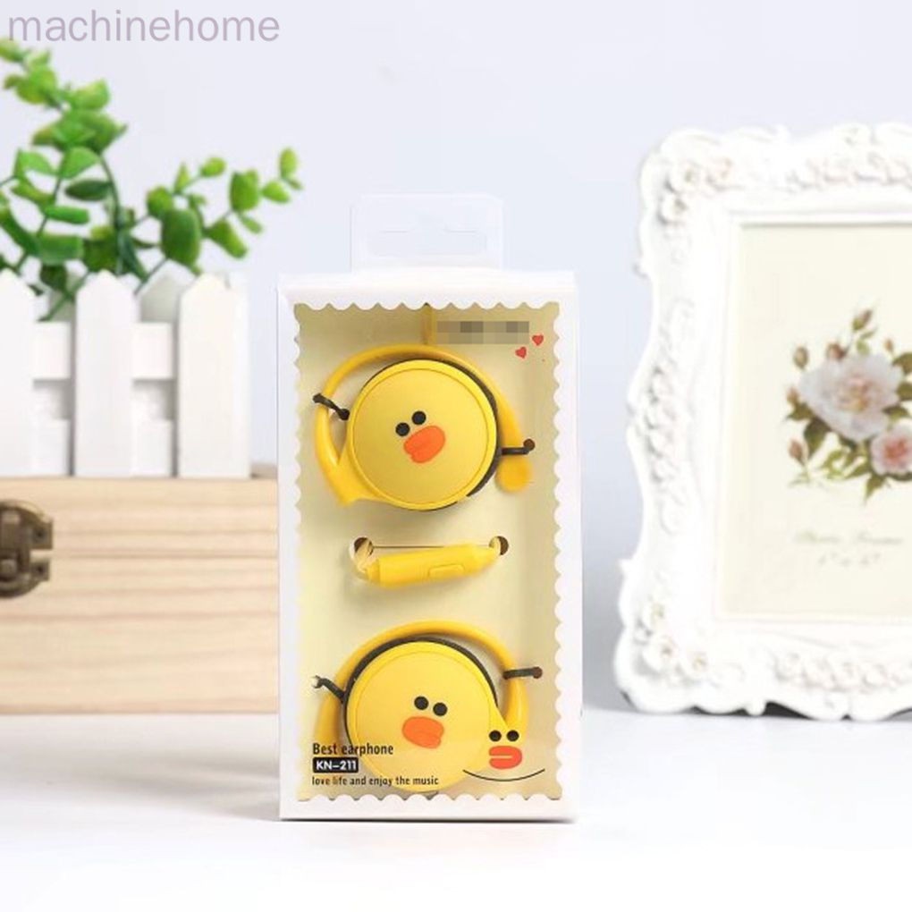 Tai Nghe Nhét Tai Hình Thú Dễ Thương Kèm Phụ Kiện