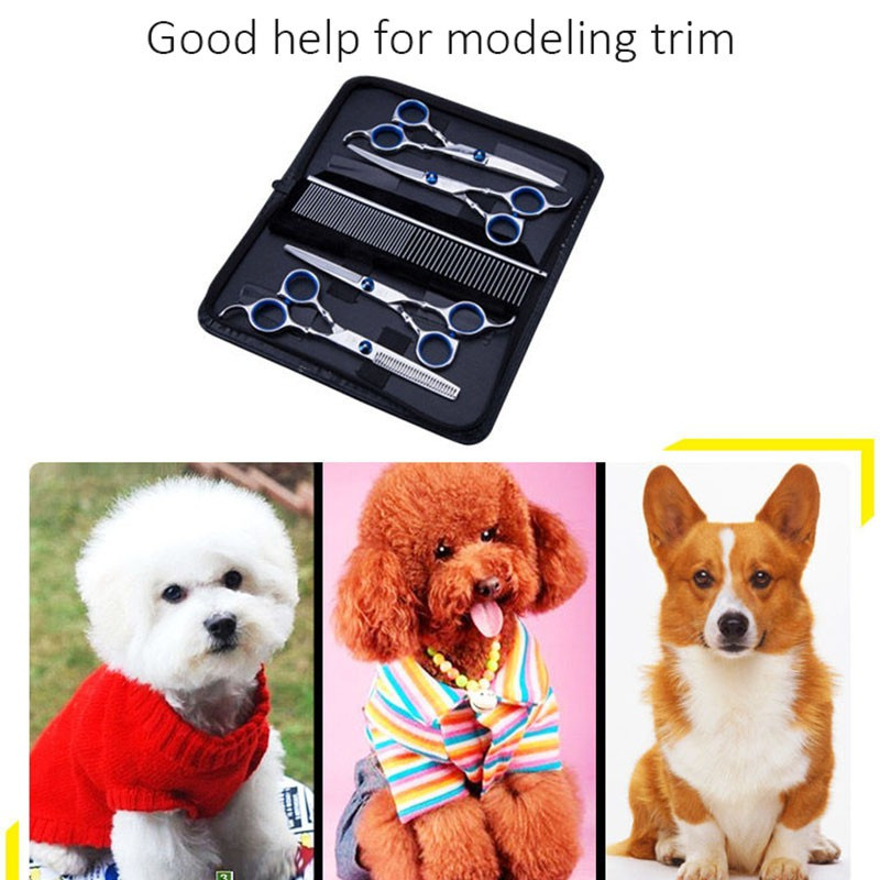 Bộ kéo cắt tỉa chải chuốt cho thú cưng tiện dụng