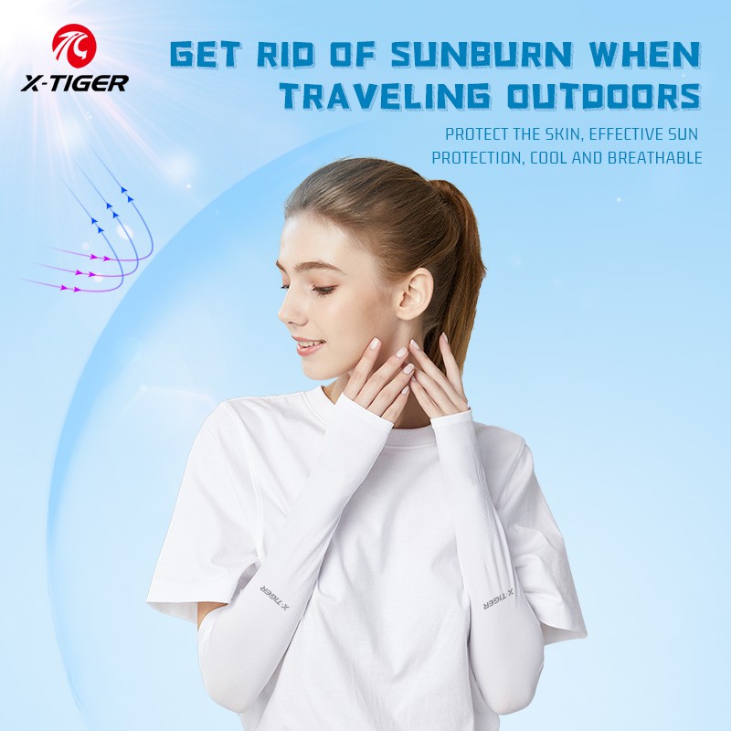 X TIGER Tay áo bảo vệ chống tia UV Tay áo