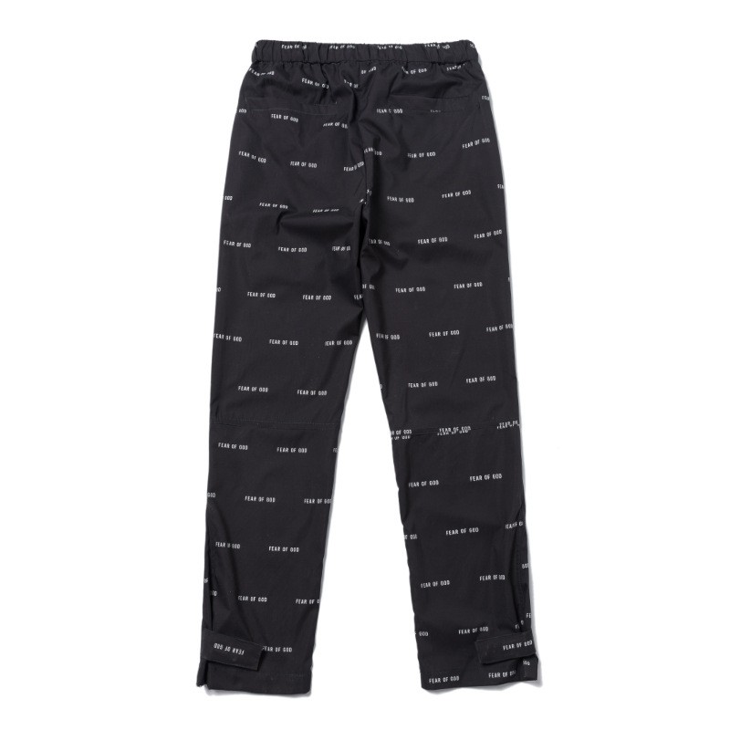 Quần Fear Of God print baggy nylon pants ss20