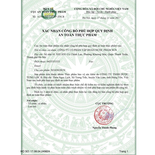 Xoang Sun ( giành cho người bị xoang, viêm mũi dị ứng, cảm cúm) | BigBuy360 - bigbuy360.vn