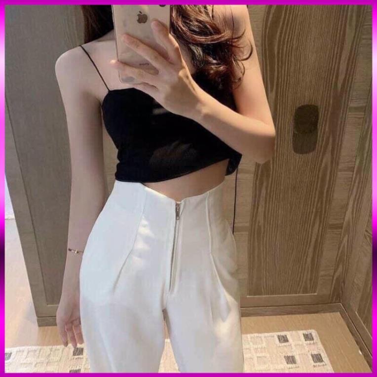 [Xả Kho 3 Ngày] QUẦN DÀI DÁNG SUÔNG KHOÁ GIỮA SIÊU TÔN DÁNG | BigBuy360 - bigbuy360.vn