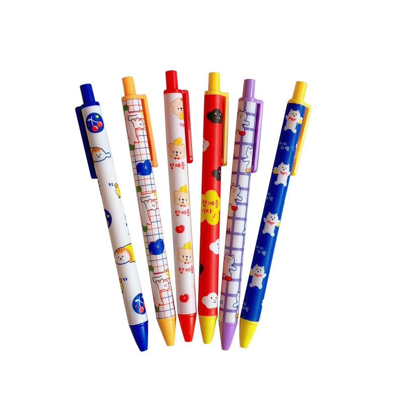 Bút Mực Gel Ngòi 0.5mm Họa Tiết Hoạt Hình Dễ Thương Cho Học Sinh / Văn Phòng