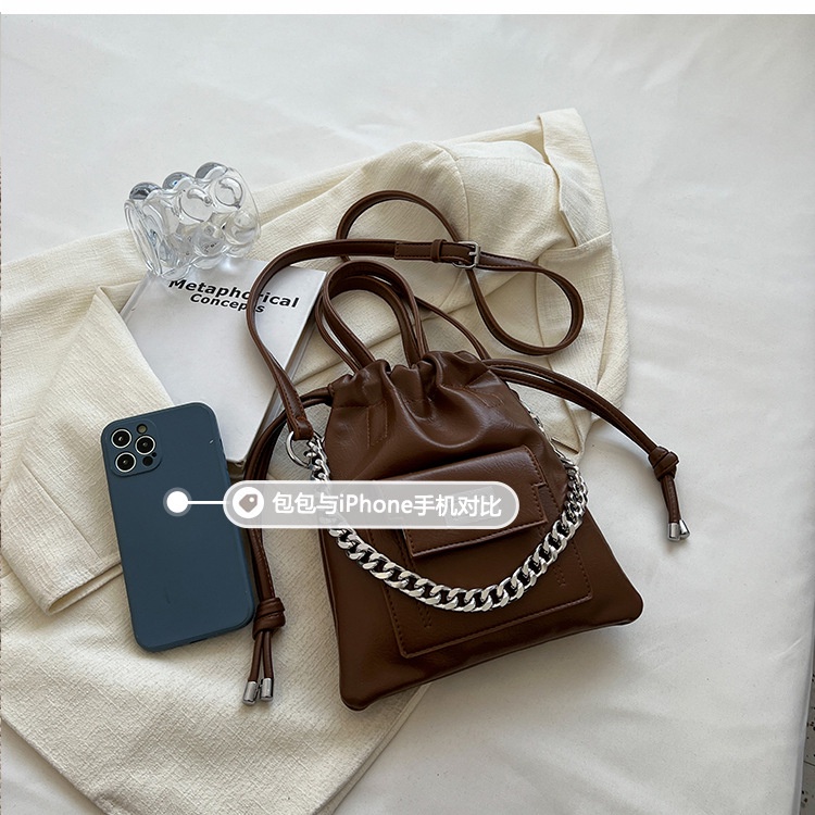 Túi Xách Bucket Thiết Kế Nhỏ Gọn Dễ Phối Đồ Thời Trang Cho Nữ