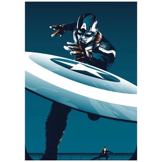 Poster Phim Marvel Dán Tường Trang Trí Phong Cách Retro