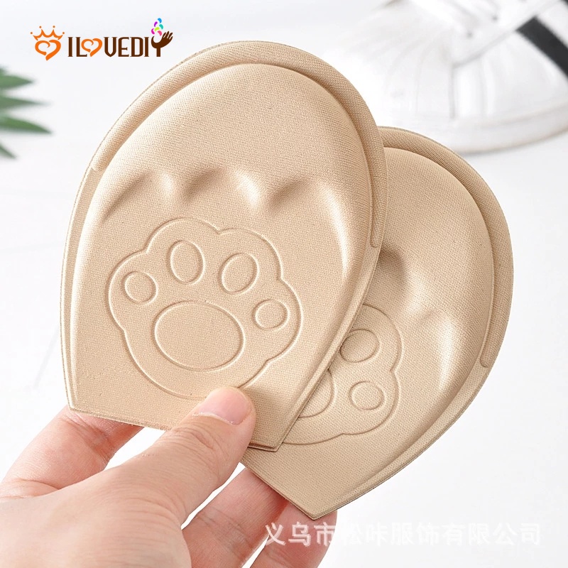 1 Cặp Đệm Xốp Mềm Lót Mũi Giày Cao Gót Giảm Đau Cho Nữ