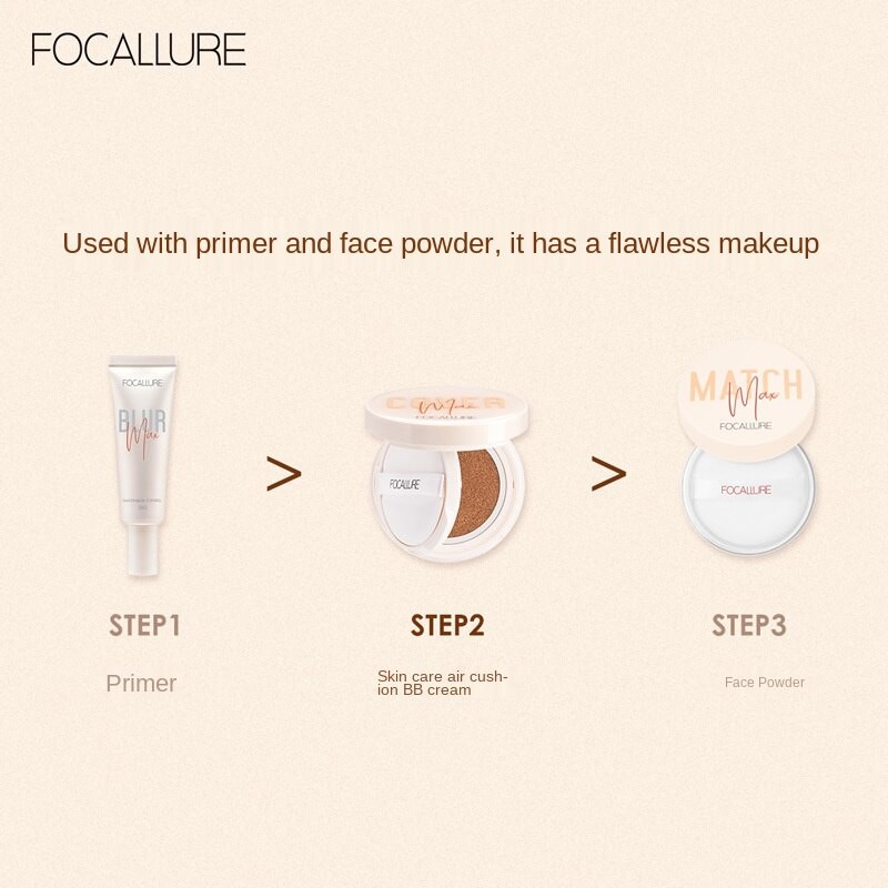 (Hàng Mới Về) phấn nước Kem Bb Dạng Air Cushion FOCALLURE tẩy da chết Che Khuyết Điểm Làm Sáng Da Phấn phủ mĩ phẩm nội địa trung | BigBuy360 - bigbuy360.vn