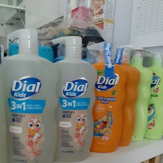 DẦU TẮM GỘI XÃ MÙI LAVENDER CHO BÉ DIAL - KIDS BODY + HAIR WASH  24 OUNCE 709ML  TỪ MỸ