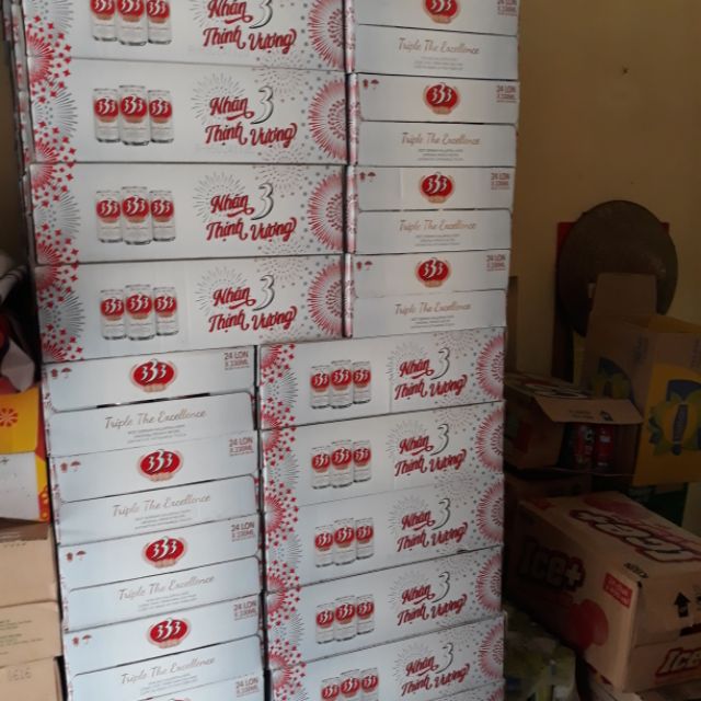 Bia 333 bia tết