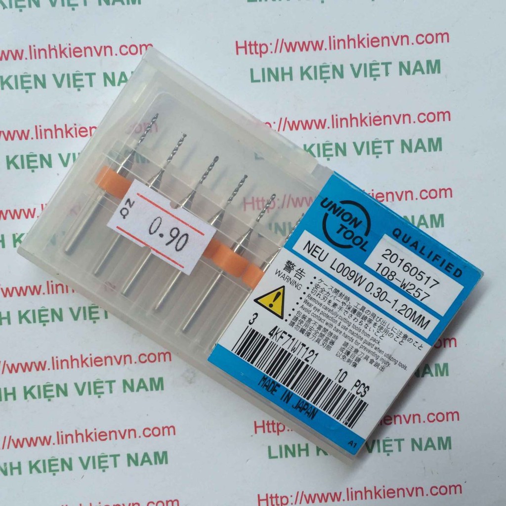 Mũi Khoang CNC 0.9mm - D2H3