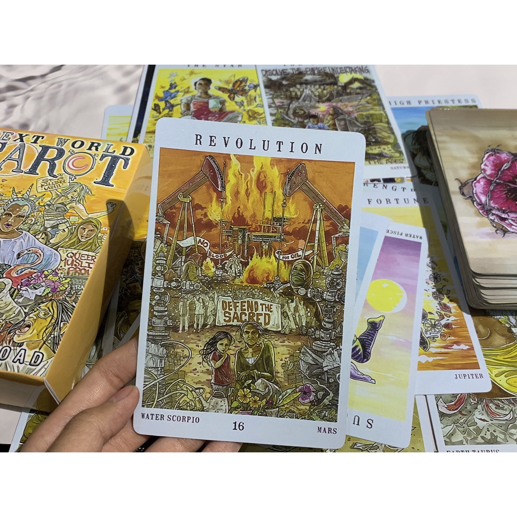 Bộ bài Next Word Tarot size gốc siêu to 10x15cm