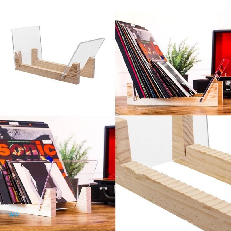 Giá đỡ đĩa than vinyl sức chứa lớn bằng acrylic trong suốt hiện đại