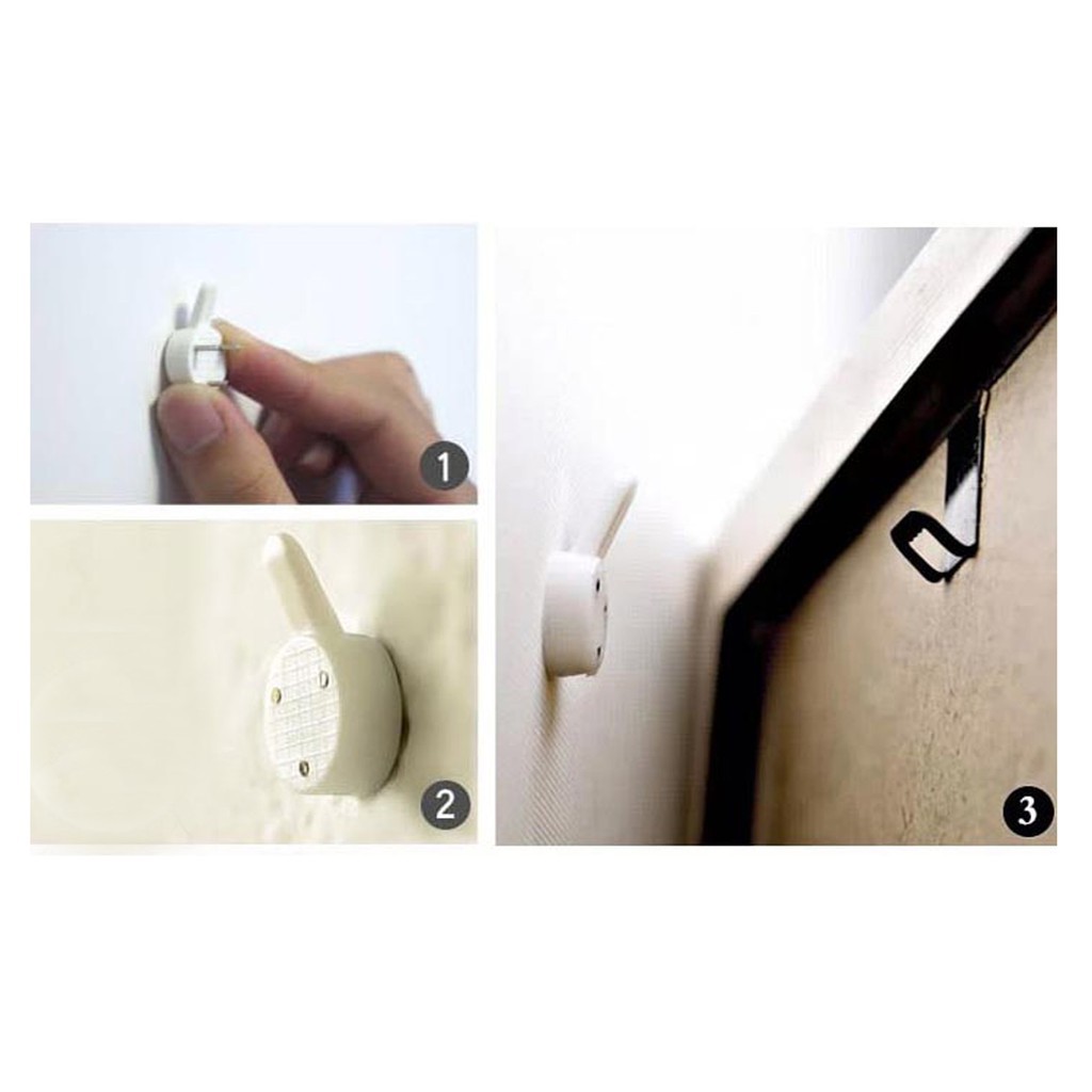 Đinh 3 chân treo khung tranh, ảnh không cần khoan tường, làm trong 1 giây | BigBuy360 - bigbuy360.vn