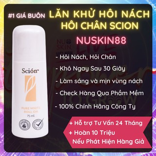 Lăn Khử Mùi Scion Nuskin Pure White Roll On