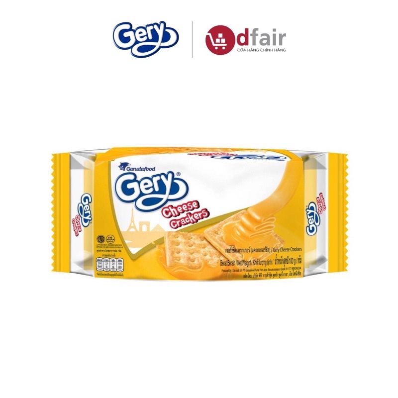 Bánh quy phô mai Gery cheese Crackers 100g
