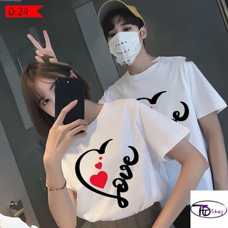 Áo đôi-áo cặp-thun coton tự thiết kế