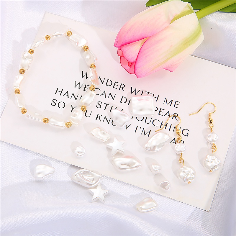 Set hạt ngọc trai giả làm trang sức DIY tùy chọn số lượng và kiểu dáng