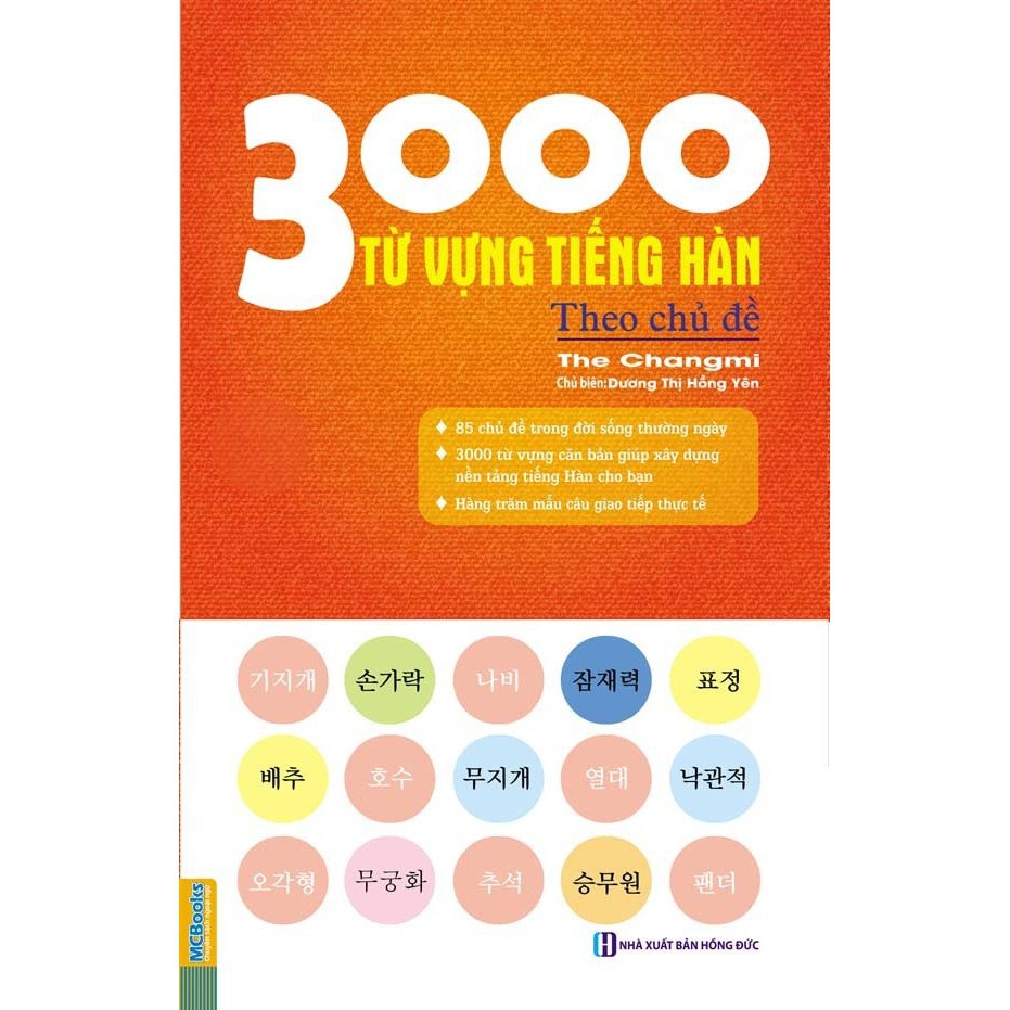 Sách - 3000 Từ Vựng Tiếng Hàn Theo Chủ Đề