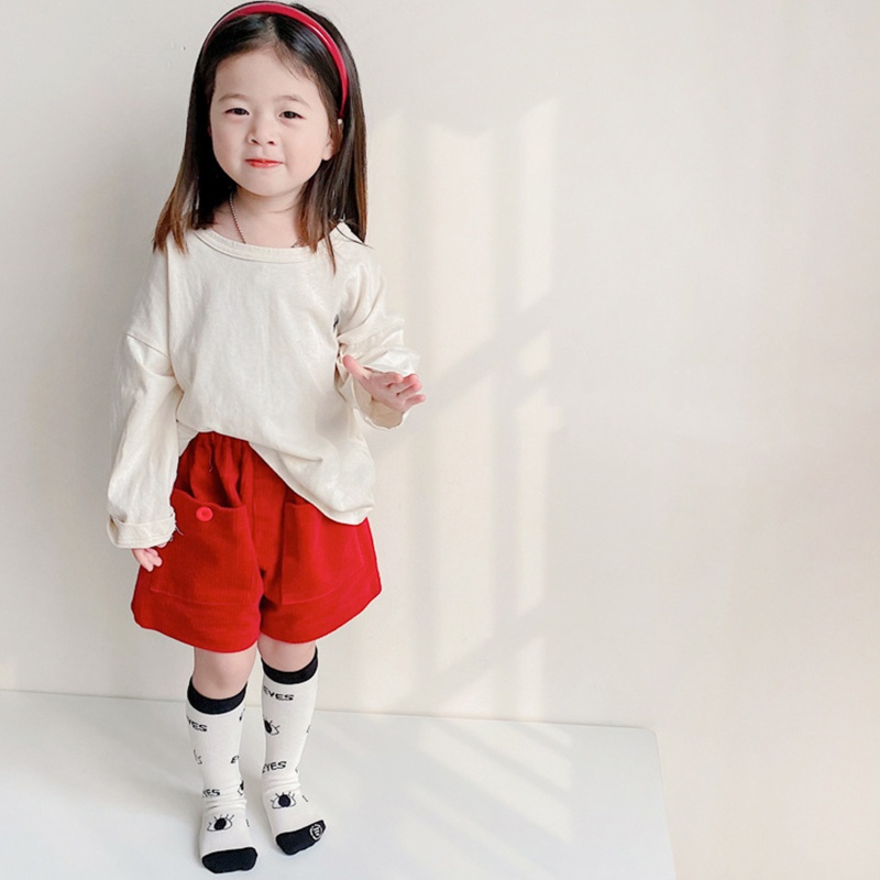 Vớ Giữ Ấm Cổ Cao Họa Tiết Hoạt Hình Thời Trang Xuân Thu Cho Bé Trai Và Gái