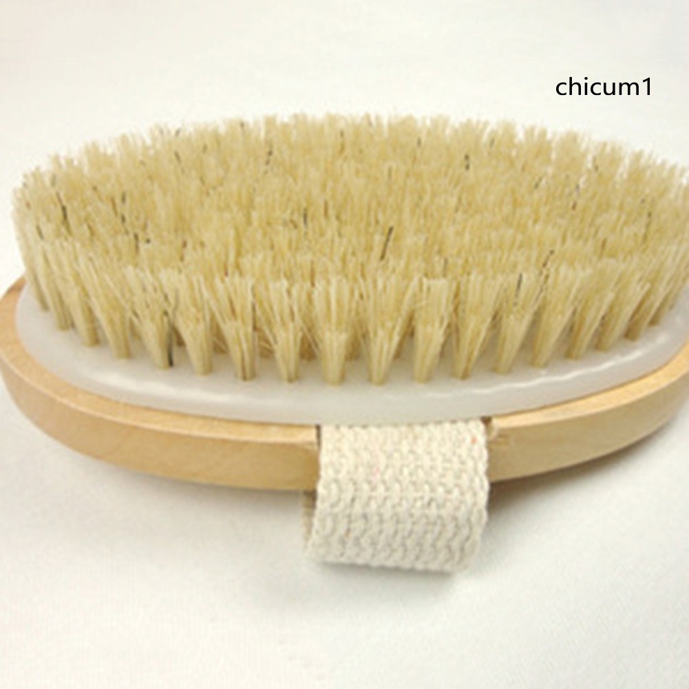 [Hàng mới về] Bàn chải tắm tế bào chết thiết kế tay cầm dài