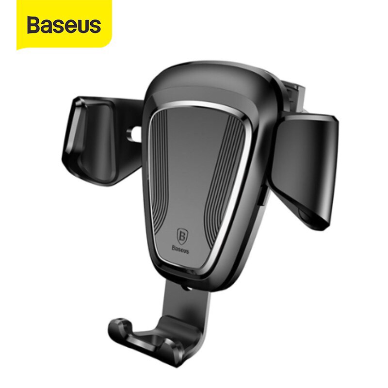 Giá đỡ điện thoại trên oto Baseus Gravity Car Mount gắn cửa điều hoà - kẹp điện thoại ô tô xe hơi