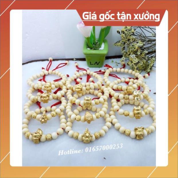 FREE SHIP 💥💥GIÁ SỐC Vòng dâu 12 con giáp bạc xi vàng