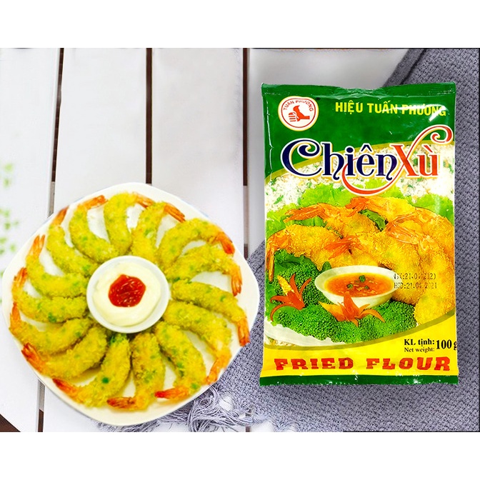 Bột Chiên Xù 3 Màu Tuấn Phương 100g