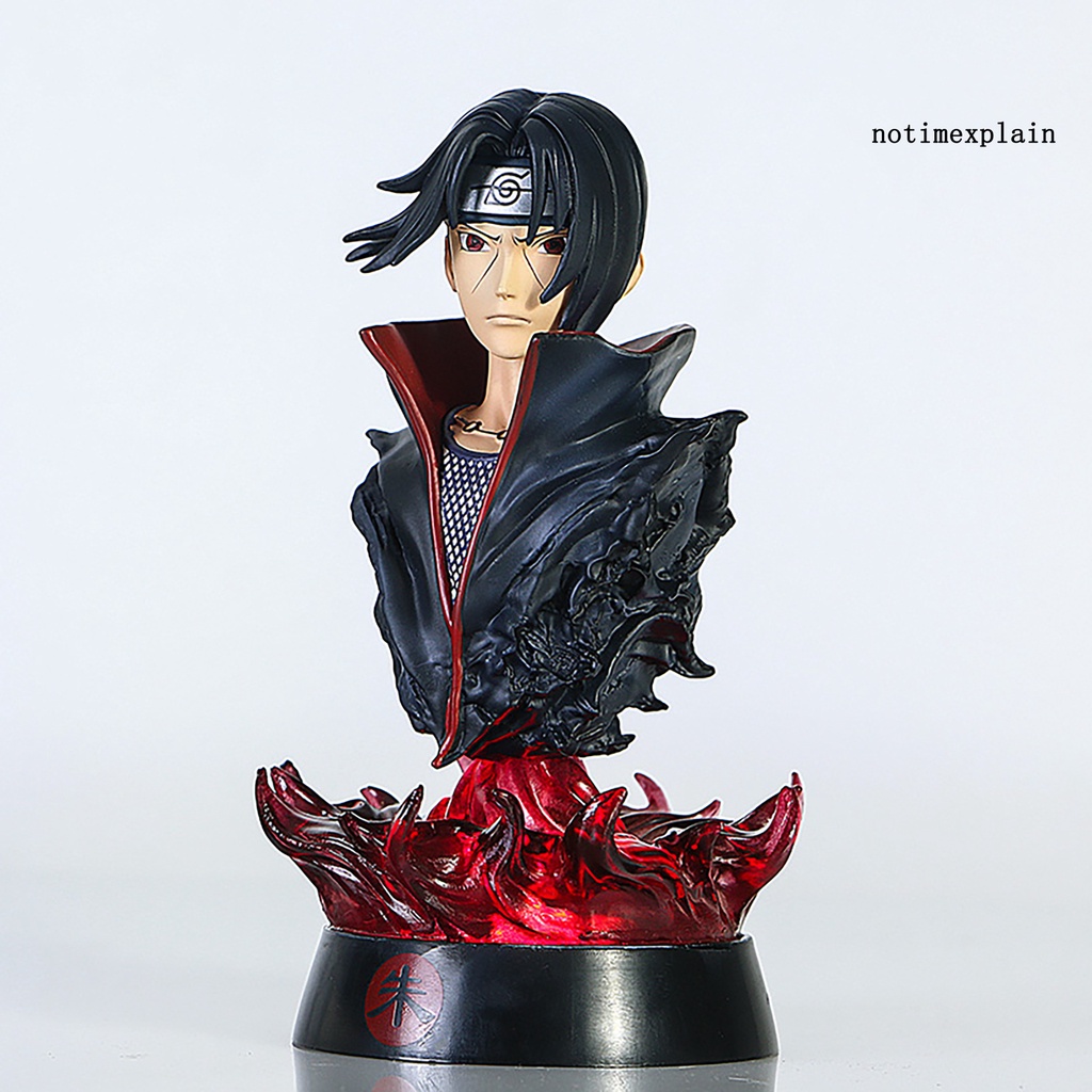 【NA❥】Display Mold Anime Naruto Itachi Uchiha Figure Luminescent PVC Remote Control Cartoon Model Toy for Desktop