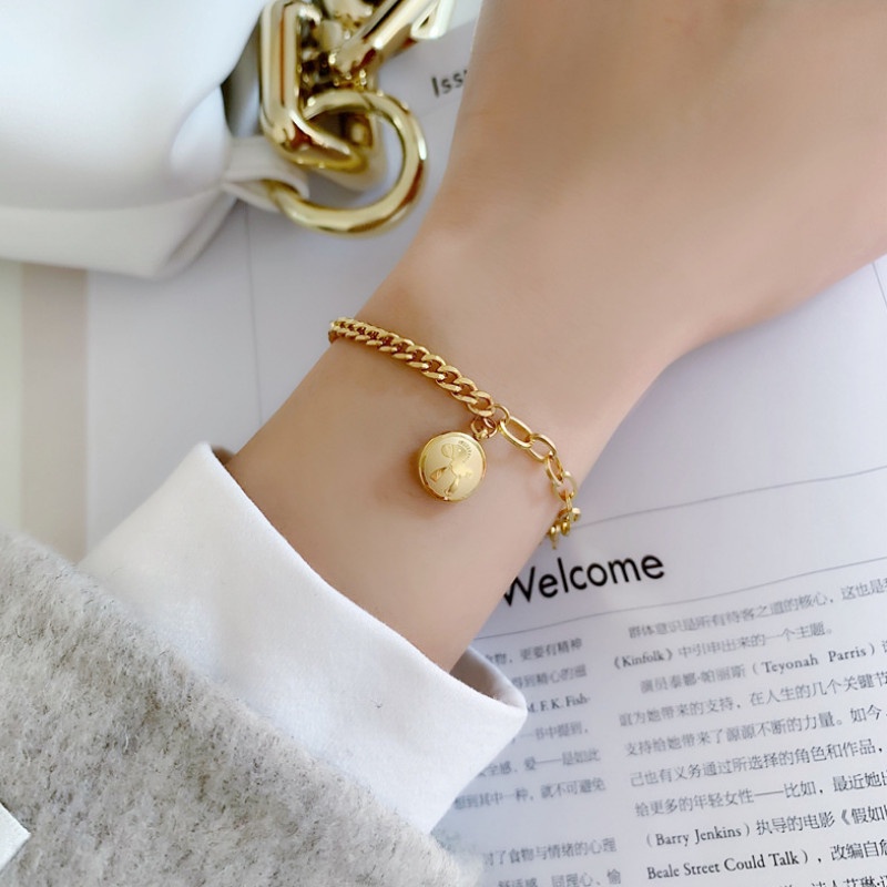 Lắc Tay May Mắn Titan Ko Đen TT 3897